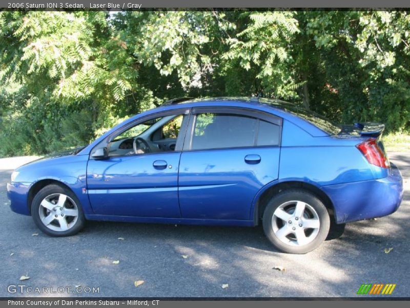Laser Blue / Gray 2006 Saturn ION 3 Sedan