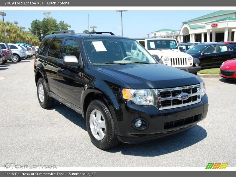 Black / Stone 2009 Ford Escape XLT