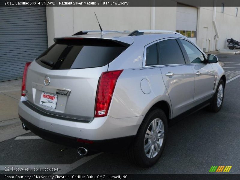 Radiant Silver Metallic / Titanium/Ebony 2011 Cadillac SRX 4 V6 AWD