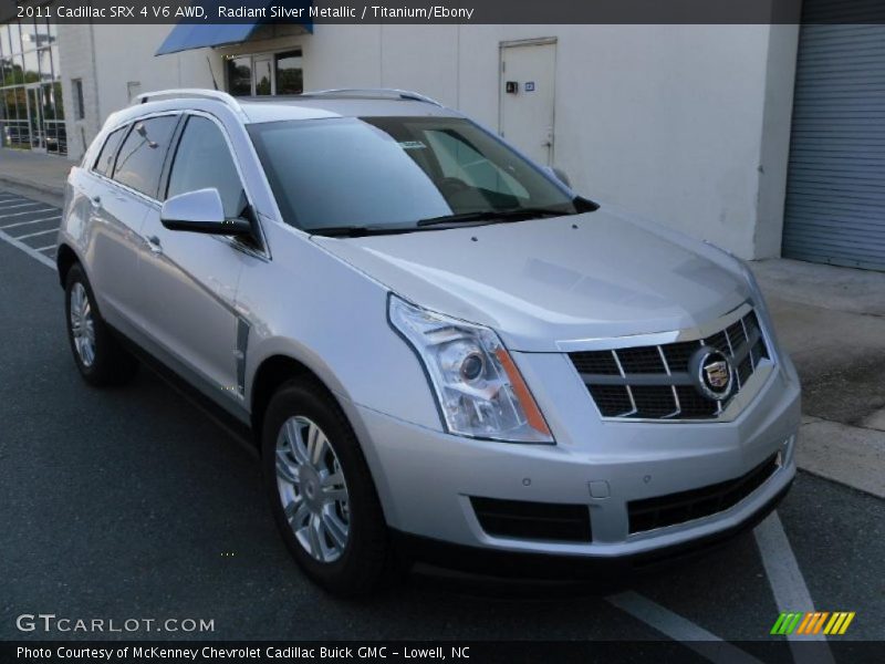 Radiant Silver Metallic / Titanium/Ebony 2011 Cadillac SRX 4 V6 AWD