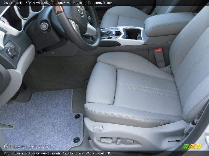 Radiant Silver Metallic / Titanium/Ebony 2011 Cadillac SRX 4 V6 AWD