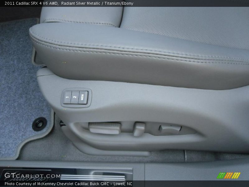 Radiant Silver Metallic / Titanium/Ebony 2011 Cadillac SRX 4 V6 AWD