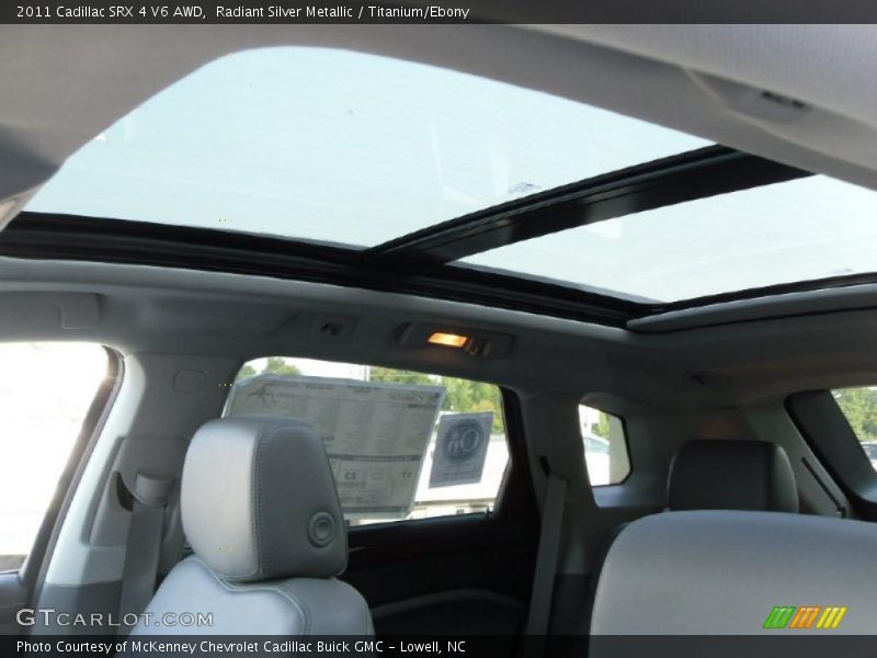 Radiant Silver Metallic / Titanium/Ebony 2011 Cadillac SRX 4 V6 AWD