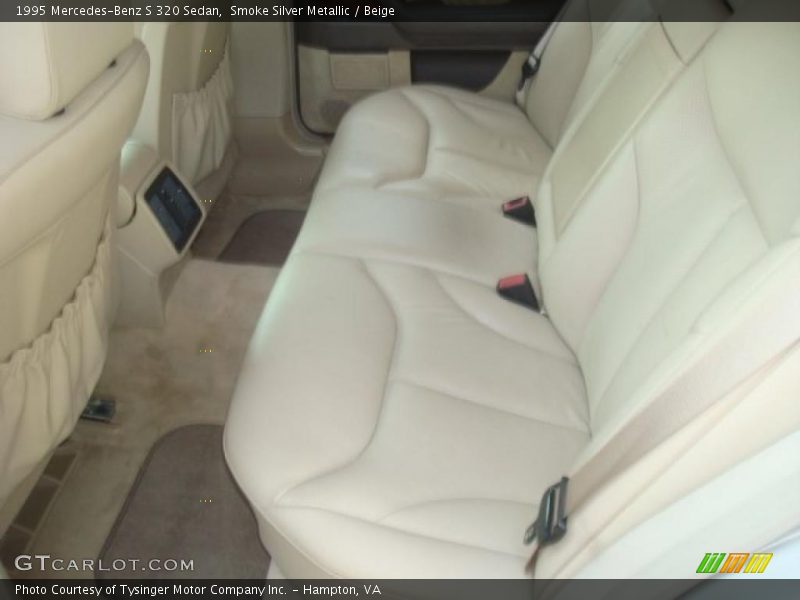 Smoke Silver Metallic / Beige 1995 Mercedes-Benz S 320 Sedan