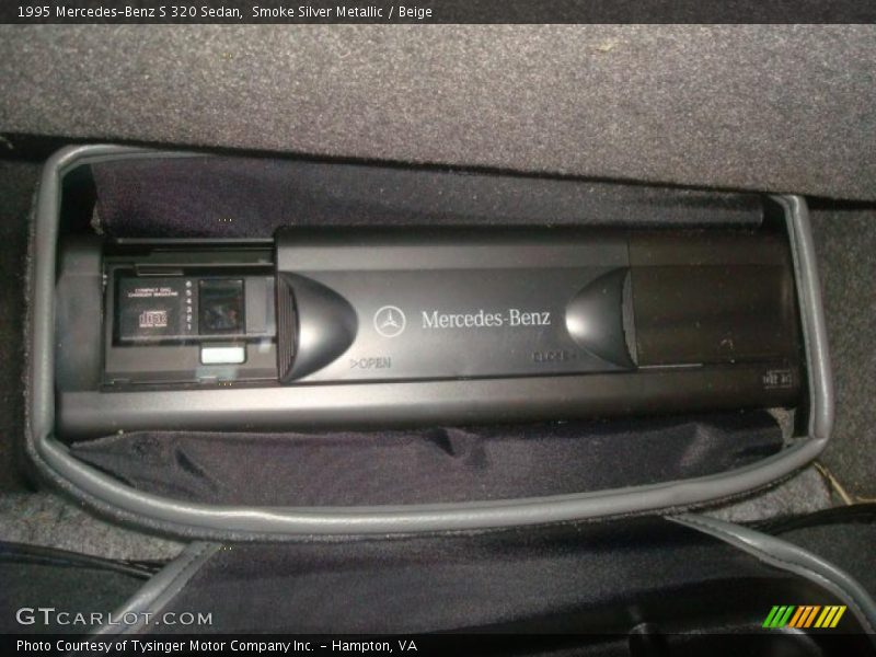 Smoke Silver Metallic / Beige 1995 Mercedes-Benz S 320 Sedan