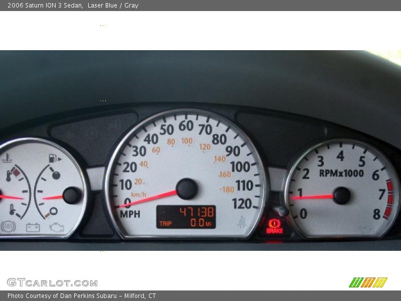 Laser Blue / Gray 2006 Saturn ION 3 Sedan