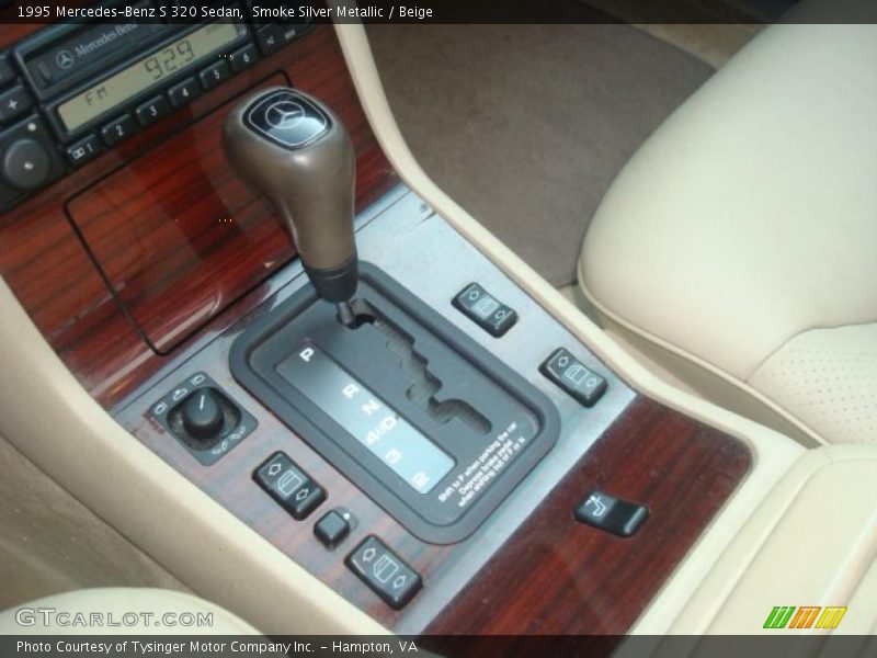 Smoke Silver Metallic / Beige 1995 Mercedes-Benz S 320 Sedan