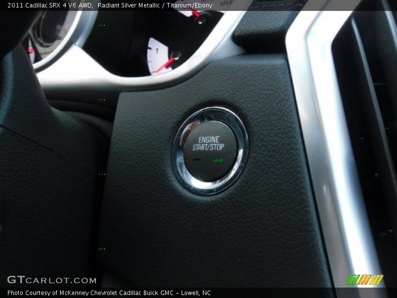 Radiant Silver Metallic / Titanium/Ebony 2011 Cadillac SRX 4 V6 AWD