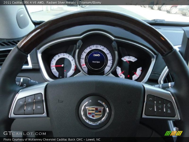 Radiant Silver Metallic / Titanium/Ebony 2011 Cadillac SRX 4 V6 AWD