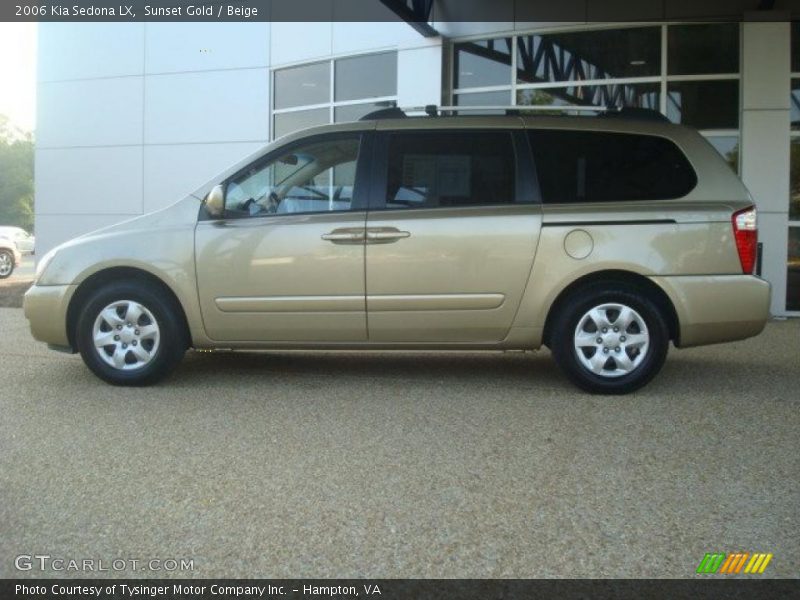 Sunset Gold / Beige 2006 Kia Sedona LX