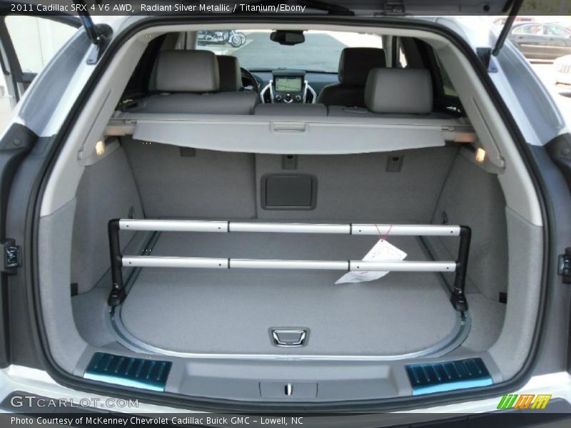 Radiant Silver Metallic / Titanium/Ebony 2011 Cadillac SRX 4 V6 AWD