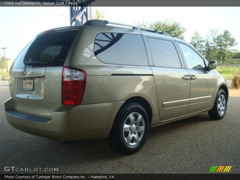 Sunset Gold / Beige 2006 Kia Sedona LX