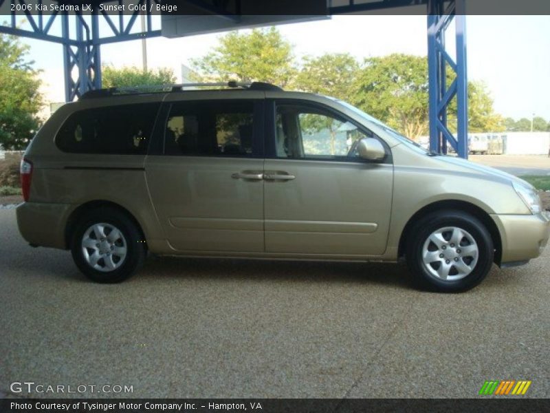 Sunset Gold / Beige 2006 Kia Sedona LX