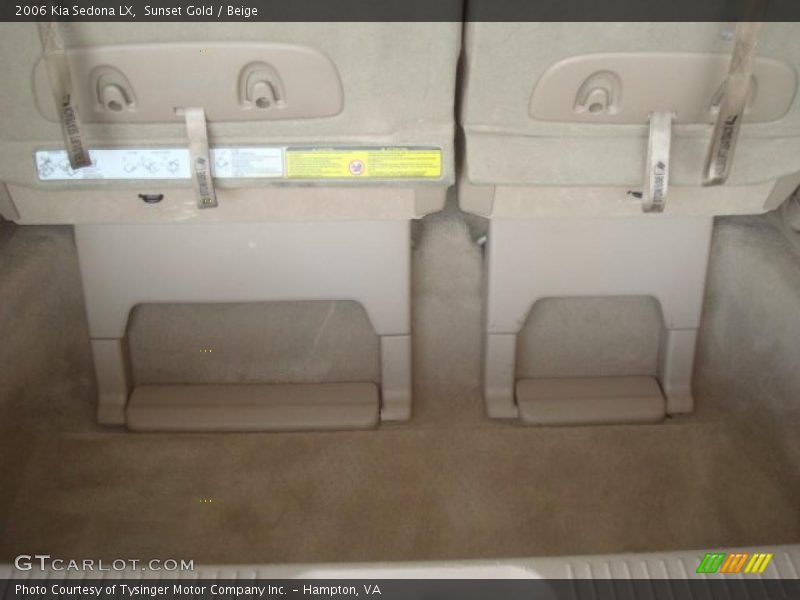 Sunset Gold / Beige 2006 Kia Sedona LX