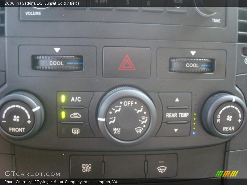 Sunset Gold / Beige 2006 Kia Sedona LX