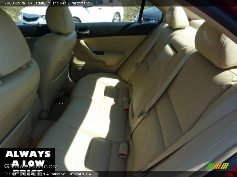 Milano Red / Parchment 2008 Acura TSX Sedan