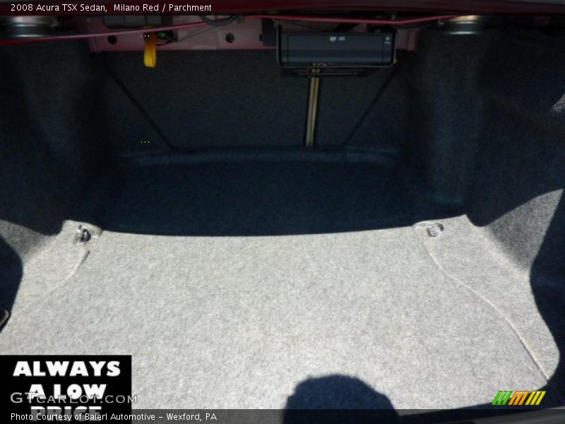 Milano Red / Parchment 2008 Acura TSX Sedan