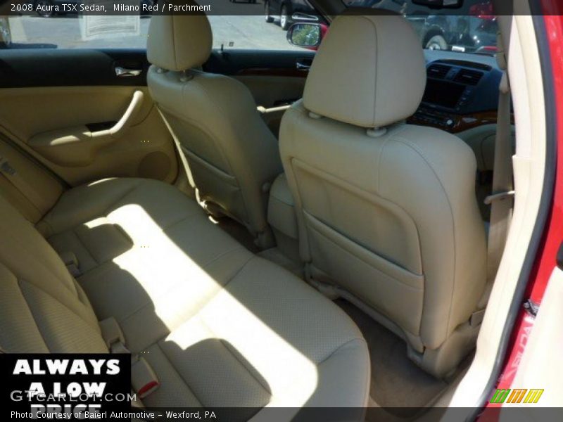 Milano Red / Parchment 2008 Acura TSX Sedan