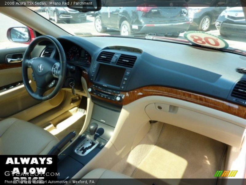 Milano Red / Parchment 2008 Acura TSX Sedan