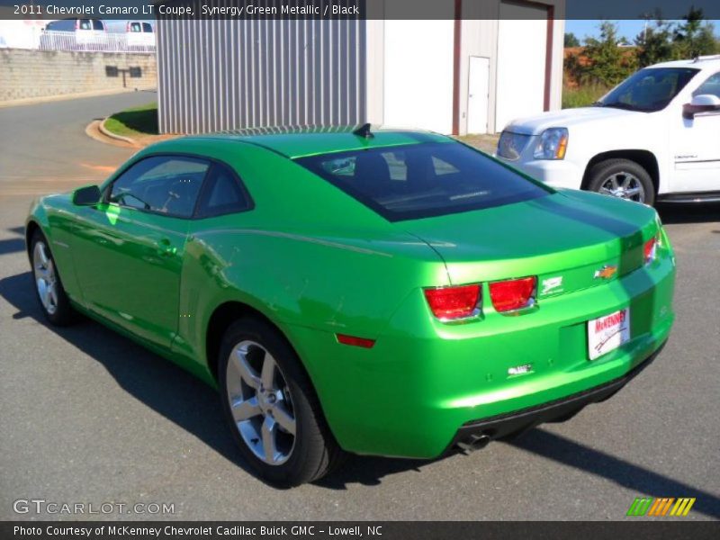 Synergy Green Metallic / Black 2011 Chevrolet Camaro LT Coupe