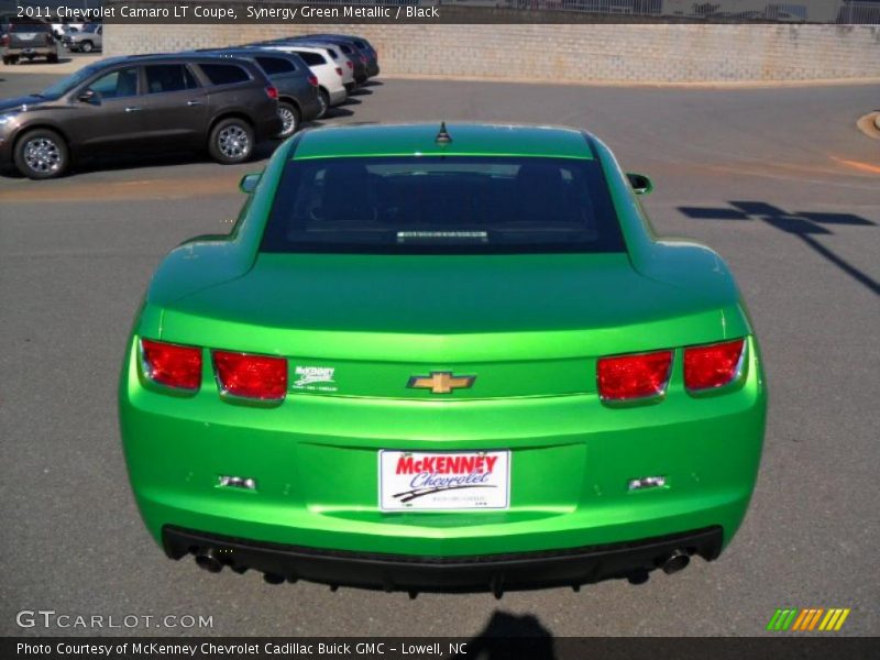 Synergy Green Metallic / Black 2011 Chevrolet Camaro LT Coupe