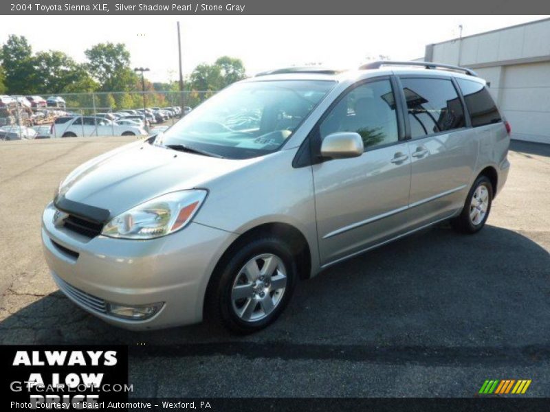 Silver Shadow Pearl / Stone Gray 2004 Toyota Sienna XLE