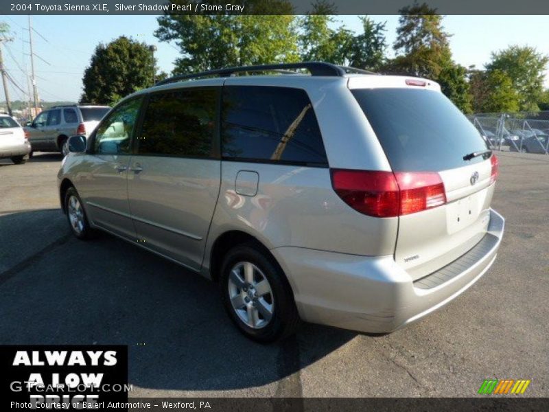Silver Shadow Pearl / Stone Gray 2004 Toyota Sienna XLE
