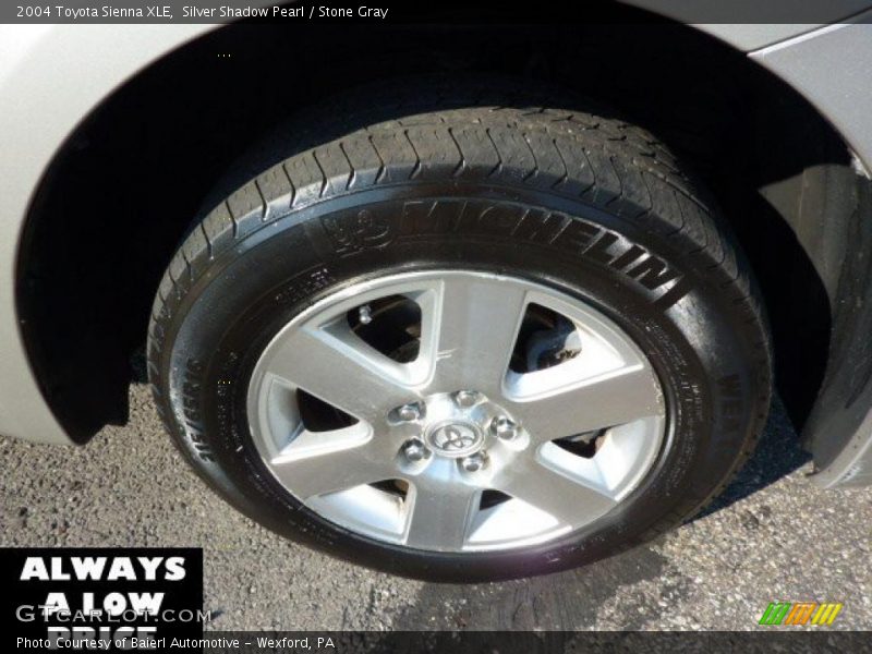 Silver Shadow Pearl / Stone Gray 2004 Toyota Sienna XLE