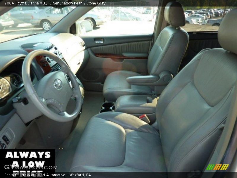Silver Shadow Pearl / Stone Gray 2004 Toyota Sienna XLE