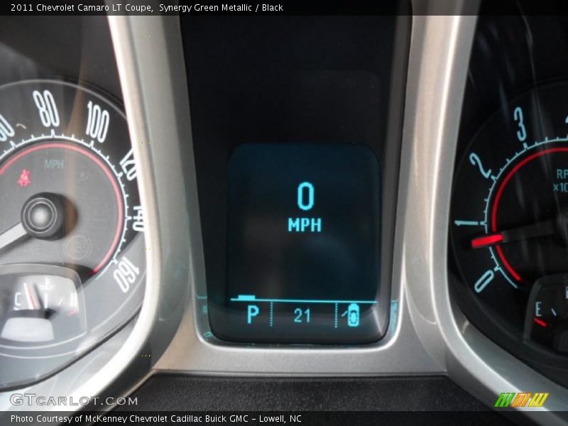Synergy Green Metallic / Black 2011 Chevrolet Camaro LT Coupe