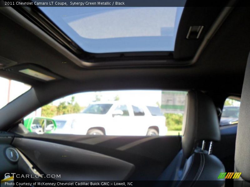 Synergy Green Metallic / Black 2011 Chevrolet Camaro LT Coupe