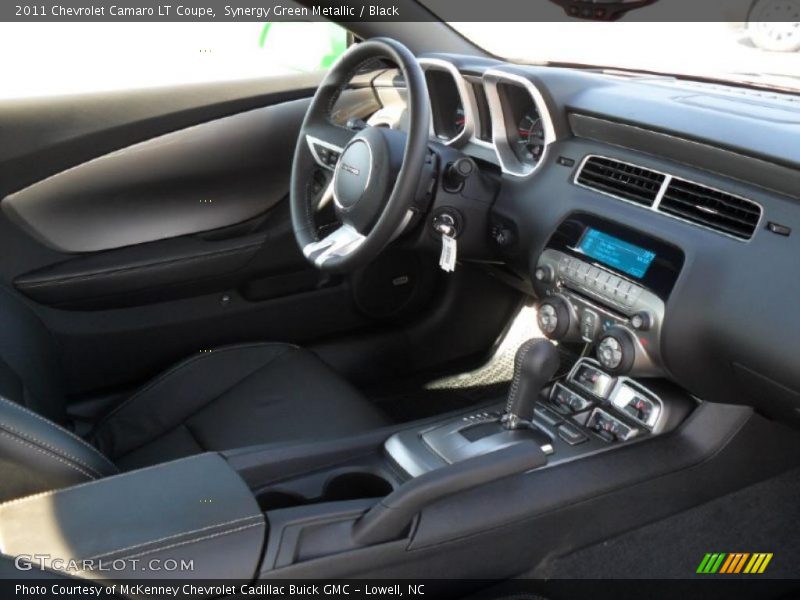 Synergy Green Metallic / Black 2011 Chevrolet Camaro LT Coupe