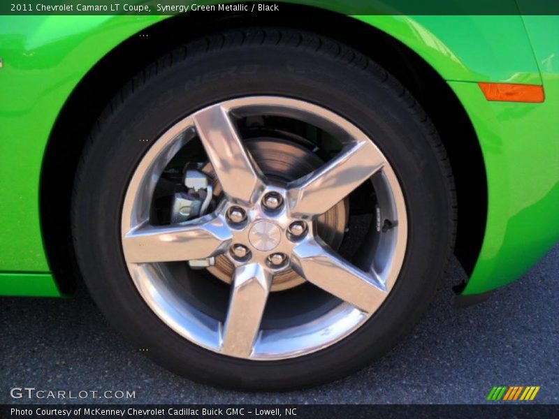 Synergy Green Metallic / Black 2011 Chevrolet Camaro LT Coupe