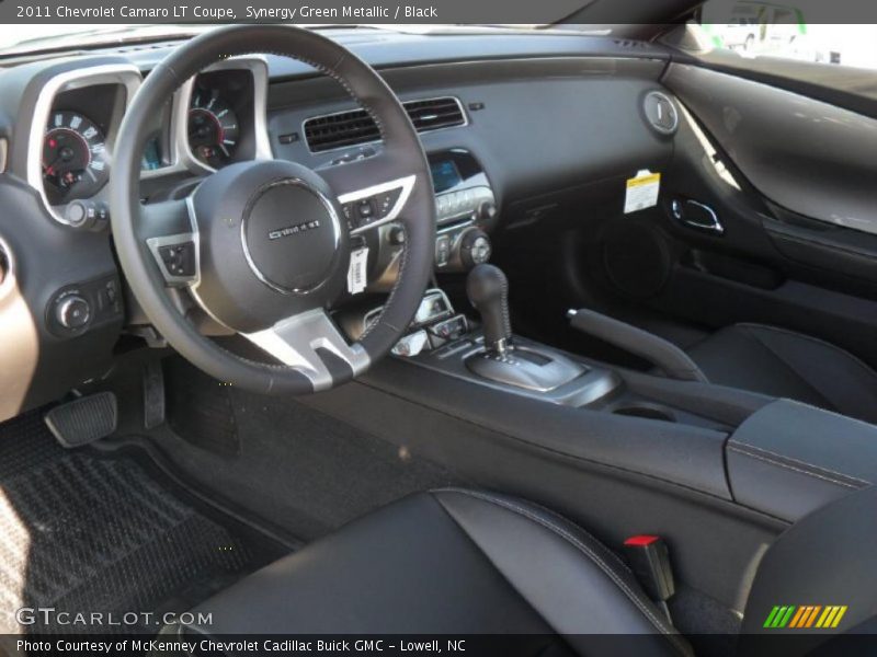Synergy Green Metallic / Black 2011 Chevrolet Camaro LT Coupe