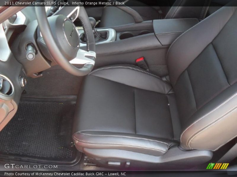 Inferno Orange Metallic / Black 2011 Chevrolet Camaro SS/RS Coupe