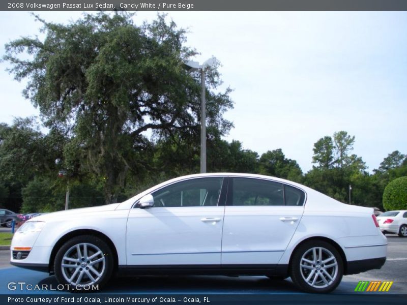 Candy White / Pure Beige 2008 Volkswagen Passat Lux Sedan