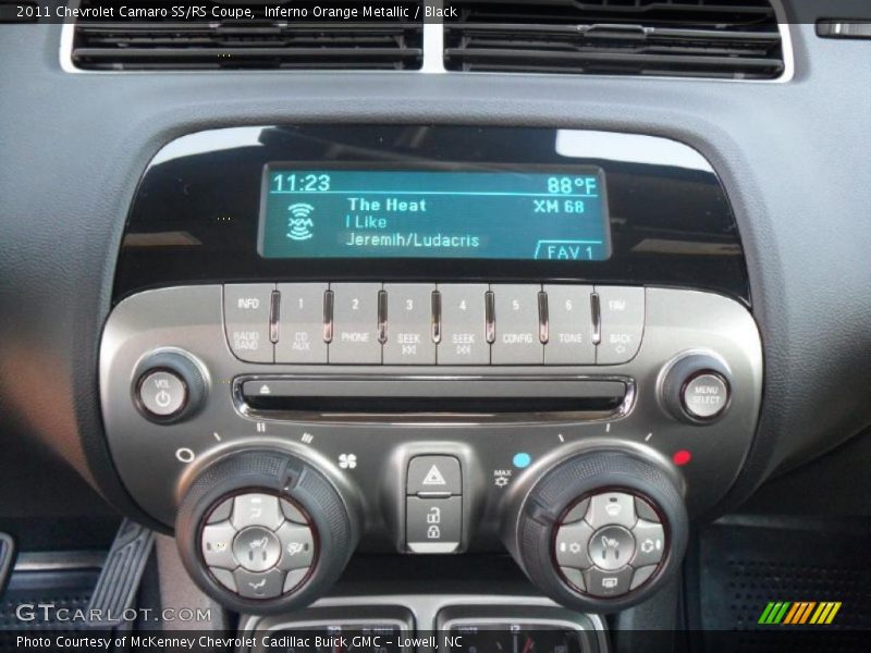 Inferno Orange Metallic / Black 2011 Chevrolet Camaro SS/RS Coupe