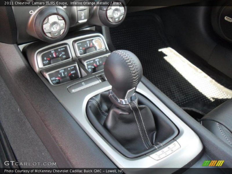 Inferno Orange Metallic / Black 2011 Chevrolet Camaro SS/RS Coupe