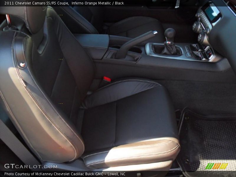 Inferno Orange Metallic / Black 2011 Chevrolet Camaro SS/RS Coupe