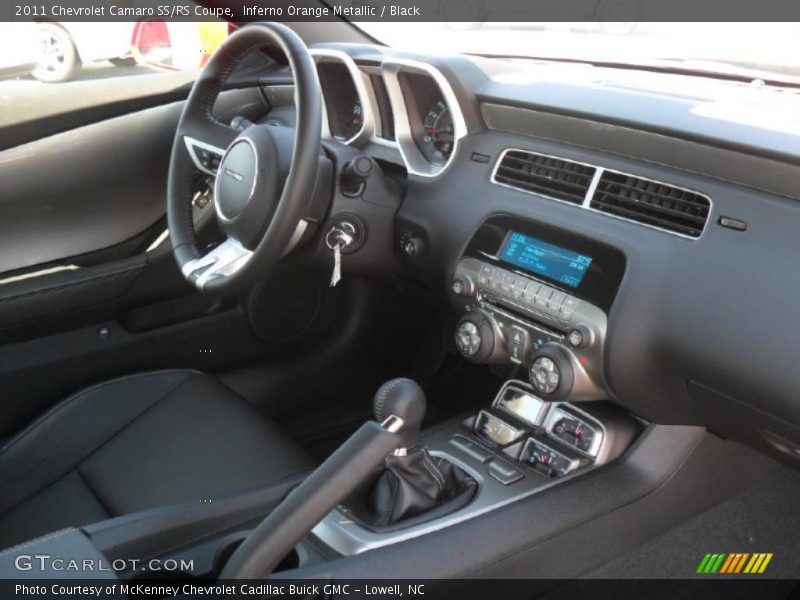Inferno Orange Metallic / Black 2011 Chevrolet Camaro SS/RS Coupe