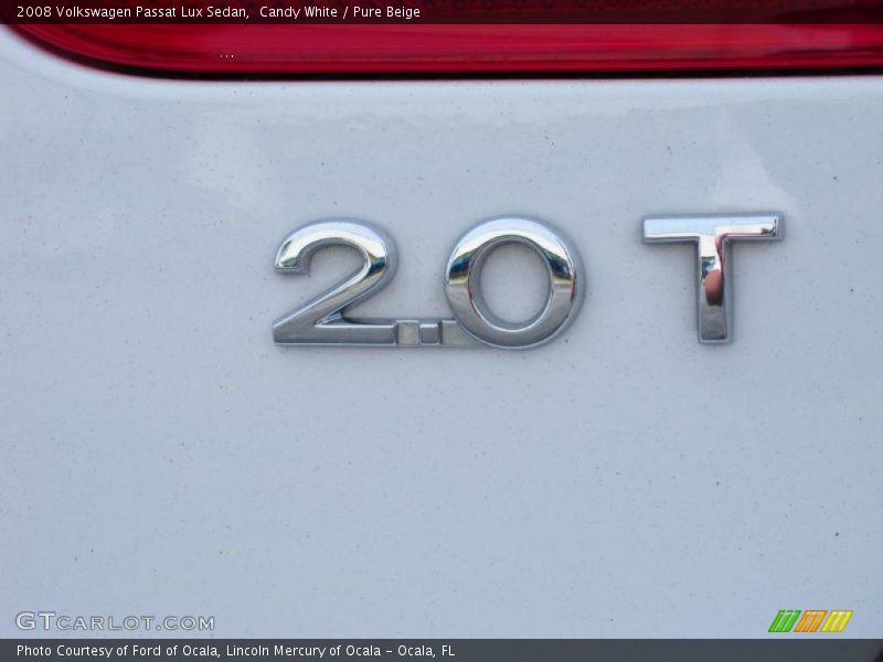 Candy White / Pure Beige 2008 Volkswagen Passat Lux Sedan