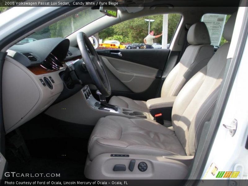 Candy White / Pure Beige 2008 Volkswagen Passat Lux Sedan