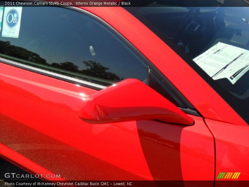 Inferno Orange Metallic / Black 2011 Chevrolet Camaro SS/RS Coupe