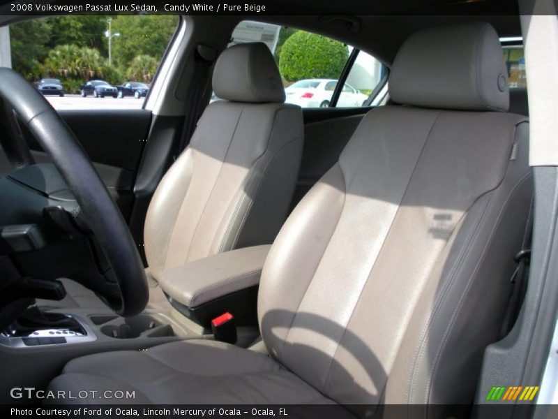 Candy White / Pure Beige 2008 Volkswagen Passat Lux Sedan