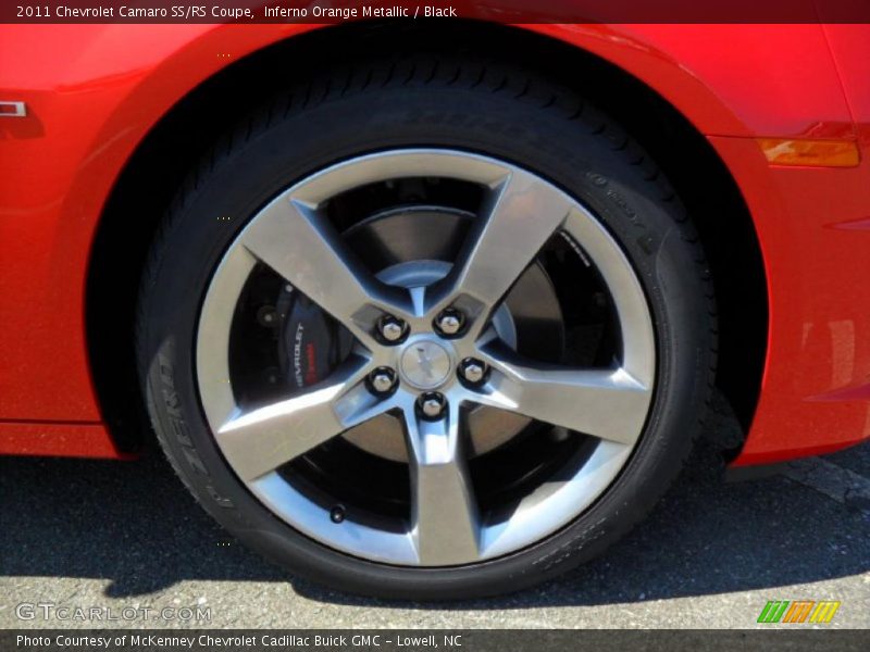 Inferno Orange Metallic / Black 2011 Chevrolet Camaro SS/RS Coupe