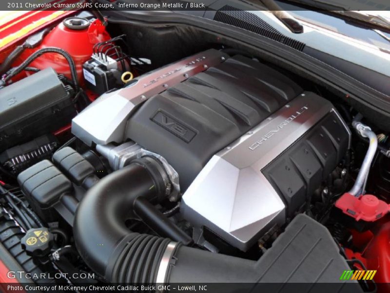 Inferno Orange Metallic / Black 2011 Chevrolet Camaro SS/RS Coupe