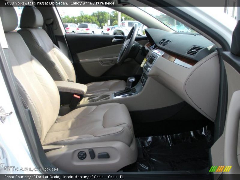 Candy White / Pure Beige 2008 Volkswagen Passat Lux Sedan