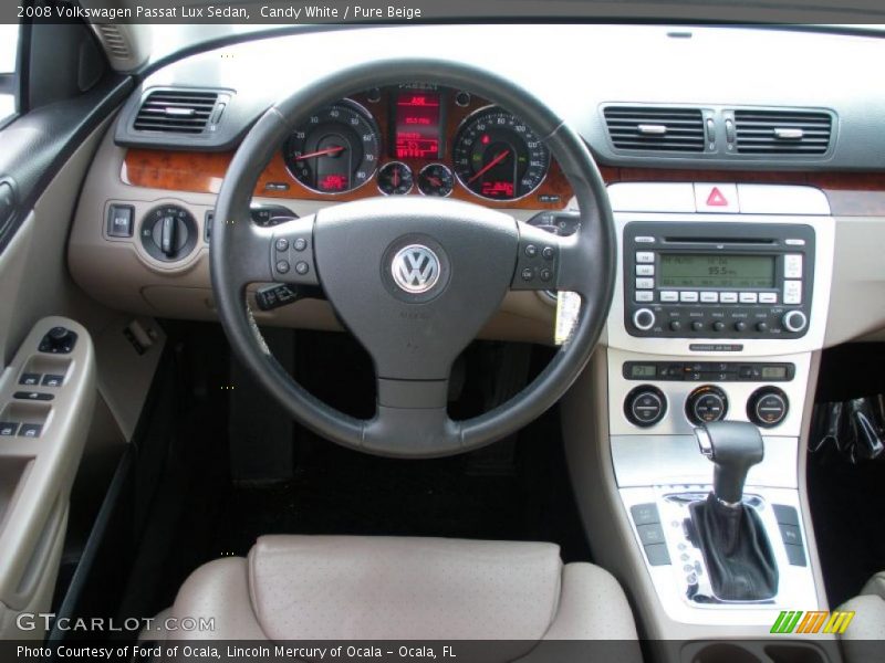 Candy White / Pure Beige 2008 Volkswagen Passat Lux Sedan