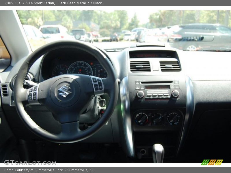 Black Pearl Metallic / Black 2009 Suzuki SX4 Sport Sedan