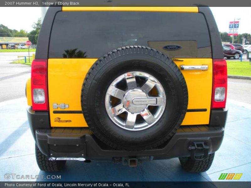 Yellow / Ebony Black 2007 Hummer H3